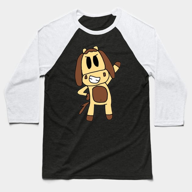 Cow McMoo Baseball T-Shirt by BabyLambCreations143
